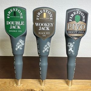Fire stone beer tap handles
